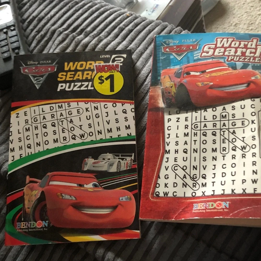 Cars Kids Word Search Puzzle - Red